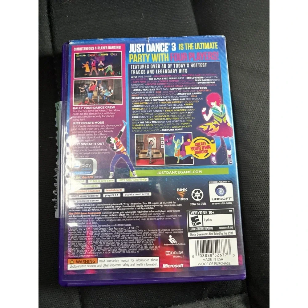 Just Dance 3 - XBOX 360 (COMPLETE / TESTED)‎